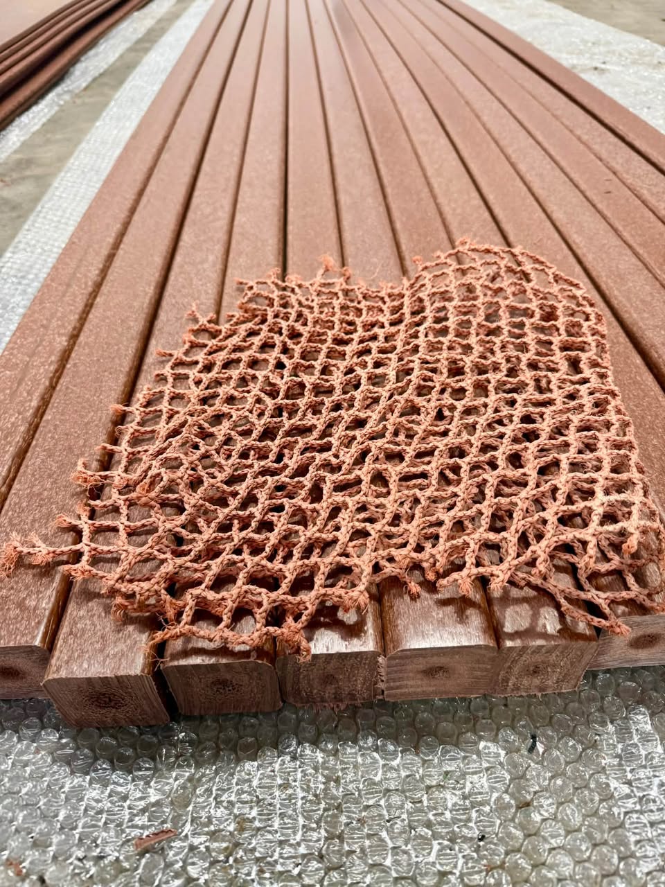 Recycled Tongue-and-Groove Boards by Dekmar